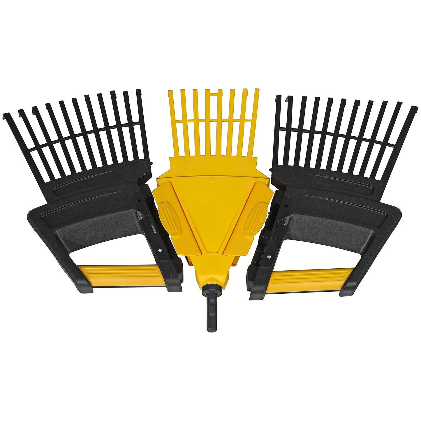 3-In-1 Leaf Rake, Functions as 30In Leaf Rake, 7In Shrub Rake or Leaf Scoops