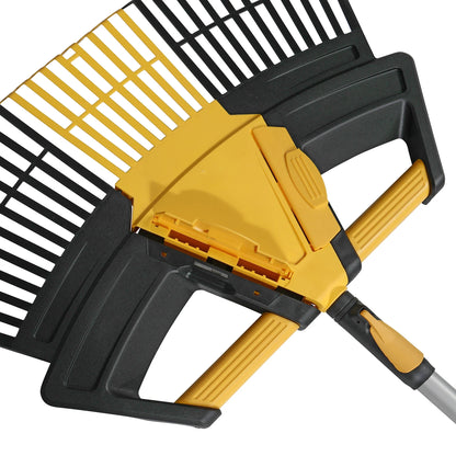 3-In-1 Leaf Rake, Functions as 30In Leaf Rake, 7In Shrub Rake or Leaf Scoops